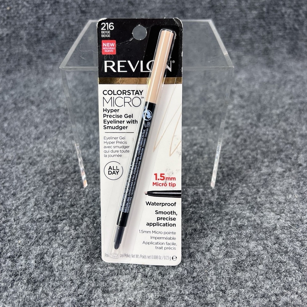 Revlon Colorstay Micro Hyper Precise Gel Eyeliner Waterproof Fine Tip 216 Beige